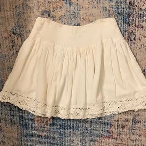 Darling White Mini Skirt by LondonJean. XS